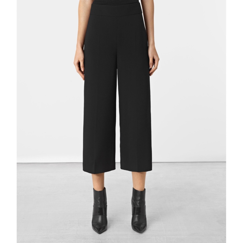 AllSaints Arya Trouser - Cropped, wide leg pants